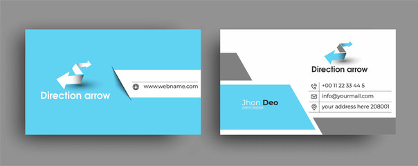 Wall Mural - Business Card - Creative and Clean Modern Business Card Template.