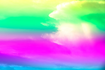 sky and cloud background with a pastel color.