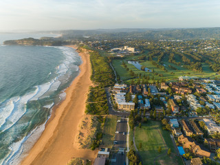 Wall Mural - Aerial Views of Mona Vale Beach, Sydney, Australia