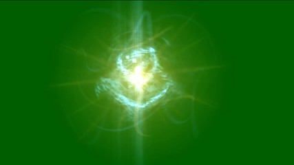Wall Mural - Eternal aura motion graphics with green screen background