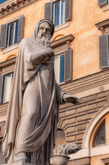 Wall Mural - Rome Piazza Del Popolo Statue