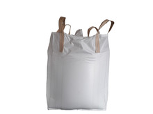 Stock Chemical Fertilizer Jumbo-bag On The White Background Waiting For Shipment.