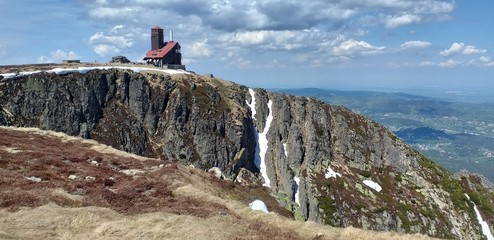 Canvas Print - Schronisko w Karkonoszach