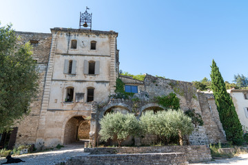 Sticker - village ancient entrance Oppède le vieux in Luberon France