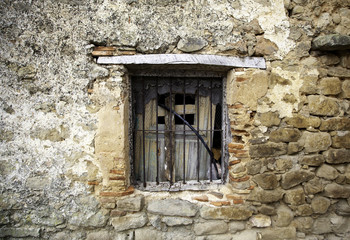 Wall Mural - Window with bars