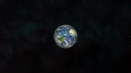 internal structure of the earth - labeled, 3d educational animation