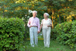© aletia2011 - Portrait of beautiful senior couple posing in the park