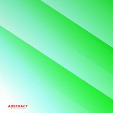 Abstract Vector Geometric Background. Design Gradient Green White Color Shape . New Texture For Your Design.