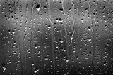 Fototapeta  - Window Rain Water Drops Stormy Weather
