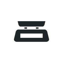 Aufkleber - weight icon template color editable. weight scale symbol vector sign isolated on white background illustration for graphic and web design.