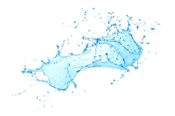 Wall Mural - water Splash isolate On White Background,clipping path.