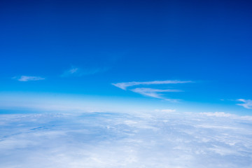 blue sky with clouds