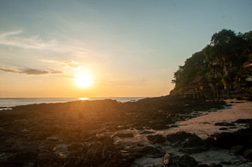 Poster - The sunset at Lanta island, Thailand