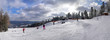 Panorama - stacja narciarska Słowtwiny - stacja górna - wyciagi