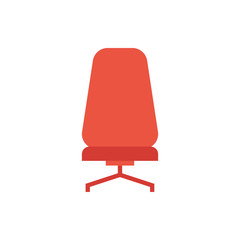 Sticker - office chair furniture isolated icon