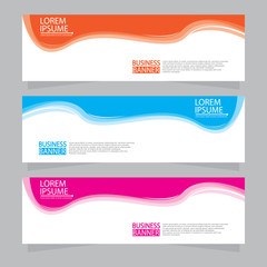 vector abstract design web banner template. web design elements - header design. abstract geometric 