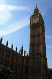 Fototapeta Big Ben - Elizabeth Tower, commonly known as Big Ben, at the Palace of Westminster in London, United Kingdom