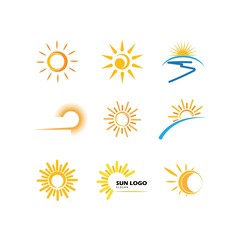 sun ilustration logo