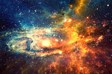 Wall Mural - Starry sky. Galaxies and stars in space