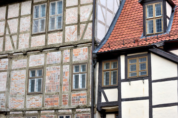 Wall Mural - The historic old town of Quedlinburg