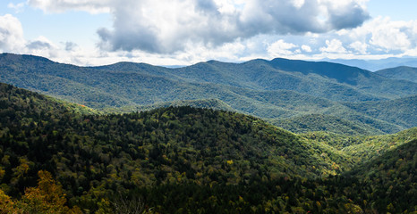 Wall Mural - Autumn in the Appalachian Mountains Viewed Along the Blue Ridge Parkway