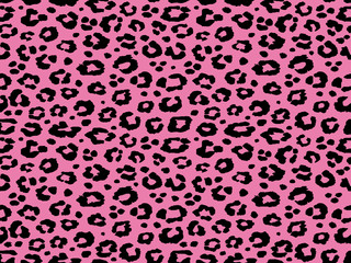 Wall Mural - background texture leopard pink jaguar seamless repeats pattern print