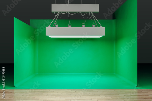 Minimalistic photo studio