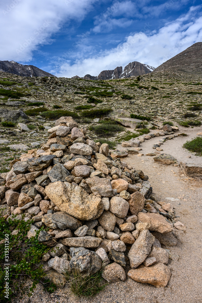 Large Rock Pile In Longs Peak Boulder Field Stock Photo | Adobe Stock