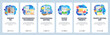 Photo editor software, smartphone application, photo filter. Mobile app onboarding screens. Menu vector banner template for website and mobile development. Web site design flat illustration