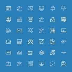  Editable 36 news icons for web and mobile