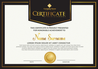 Wall Mural - Modern certificate template