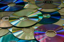 Compact Discs Lay In A Pile