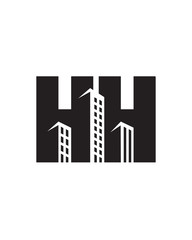 Wall Mural - HH Building Logo