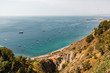 Beautiful paradise bay of Taormina in Sicily Italy