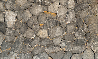 Wall Mural - old stone road top view