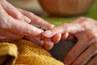 © mnimage - Nail care service at salon, removing cuticle with nail nipper