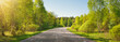 © candy1812 - asphalt road panorama in countryside on sunny summer day