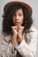 Poster - Close up of an attractive young african woman