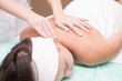© Алексей Доненко - hands of a masseur girl, close up doing back massage to a young woman, in a spa salon