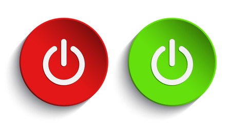 Power button on off