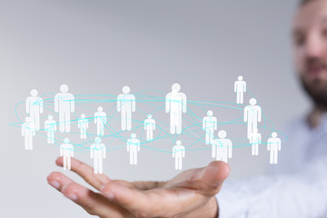 Aufkleber - Concept of teamwork and partnership