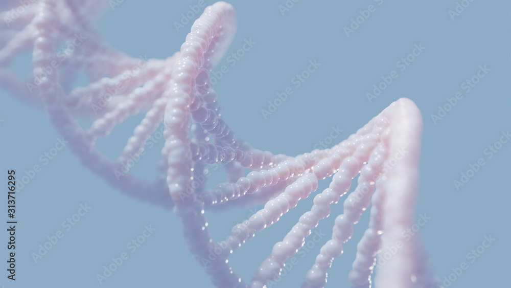 DNA complex spiral structure Stock Photo | Adobe Stock