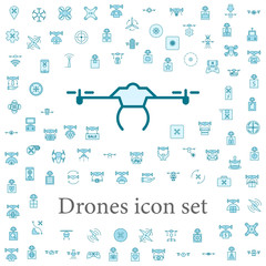 Canvas Print - drone icon. drones icons universal set for web and mobile