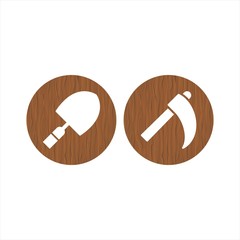 2 construction Icons For Personal And Commercial Use...