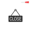 © Mussyayin - Close Sign Icon Design Vector