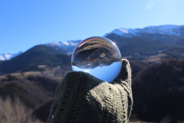 Canvas Print - voyance : boule de cristal