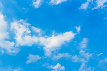 blue sky with white clouds