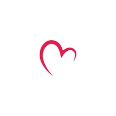 Canvas Print - Love Logo Vector