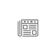 © NartGraphic - Newspaper. Vector icon template