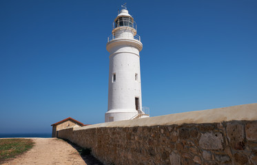 Wall Mural - Paphos lighthouse. Cyprus